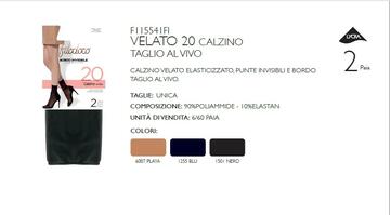 GOLDF115541- f115541 calzino velato 20d - Fratelli Parenti